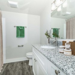 Modern bathroom at Parc at Prairie Grass, located in Colorado Springs, CO